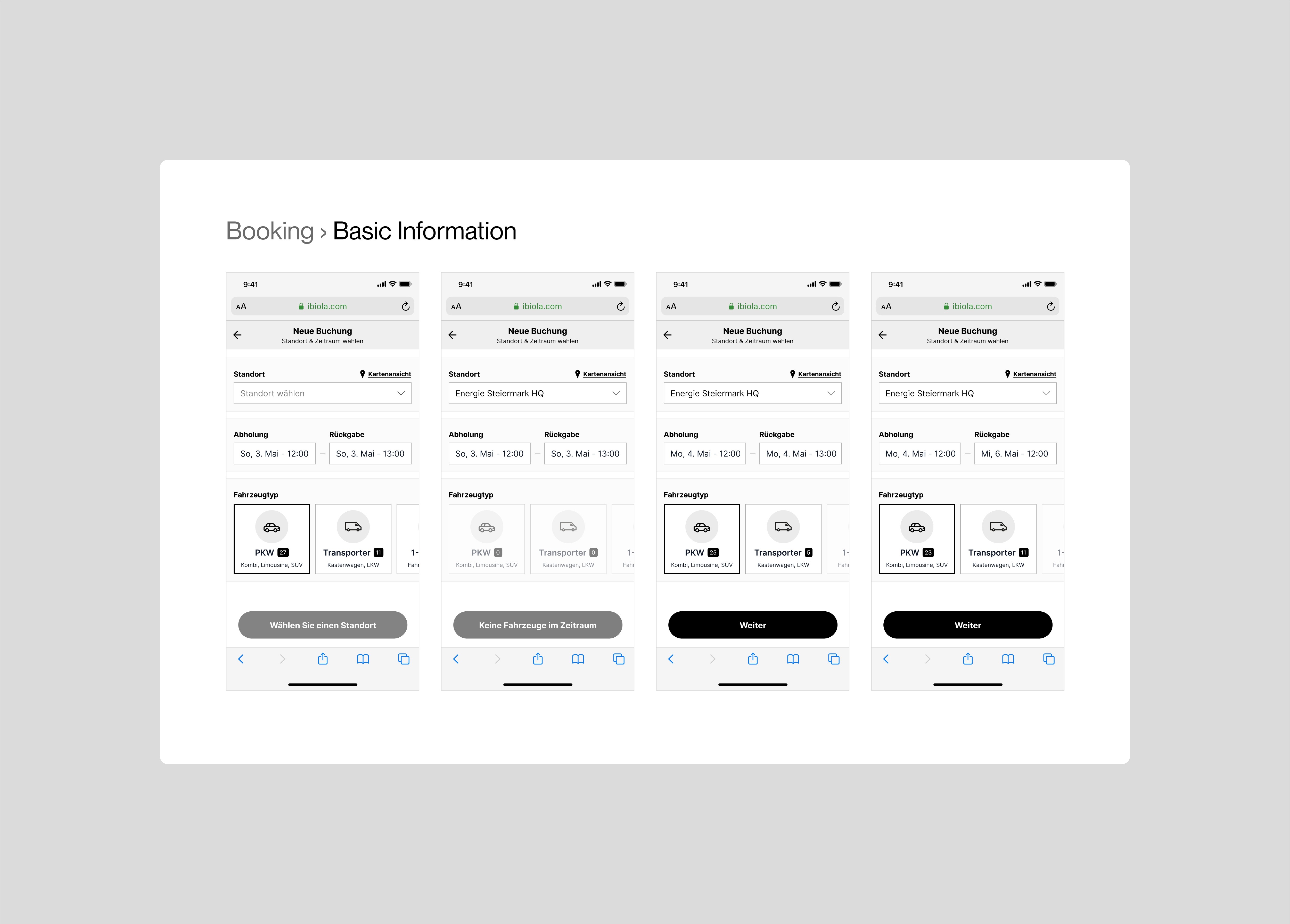 ibiola wireframes